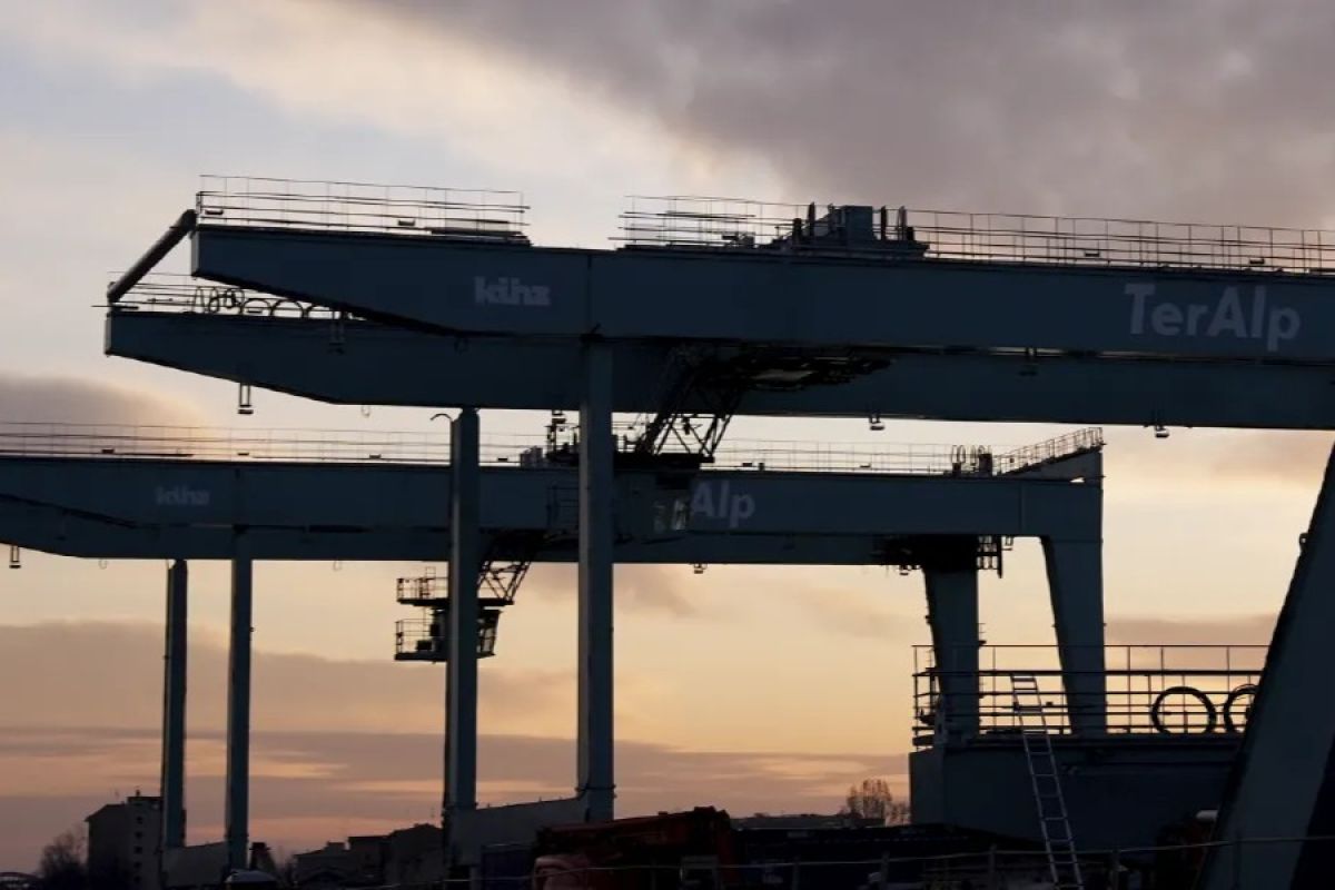 New cranes at TerAlp Milano Smistamento terminal