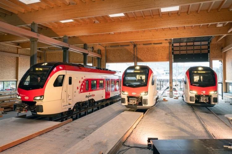 FFS, Thurbo e RegionAlps presentano i nuovi treni Flirt Evo di Stadler