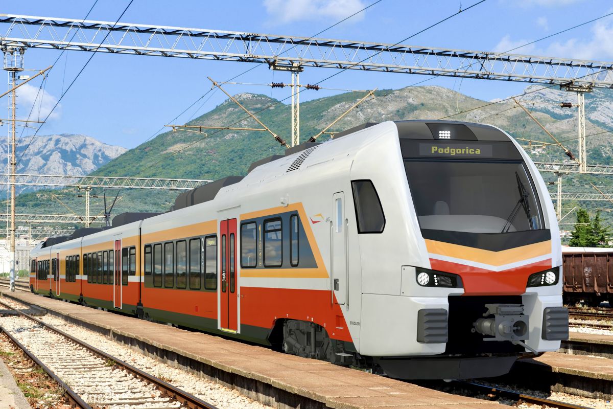 Montenegró Stadler FLIRT vonatokat rendel