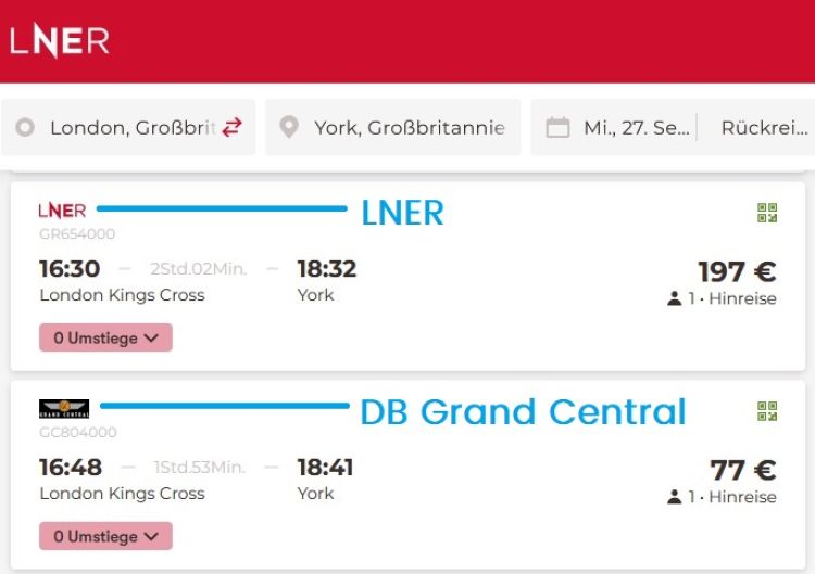 ALLRAIL se queja de un doble rasero en la venta de billetes de DB en varios países