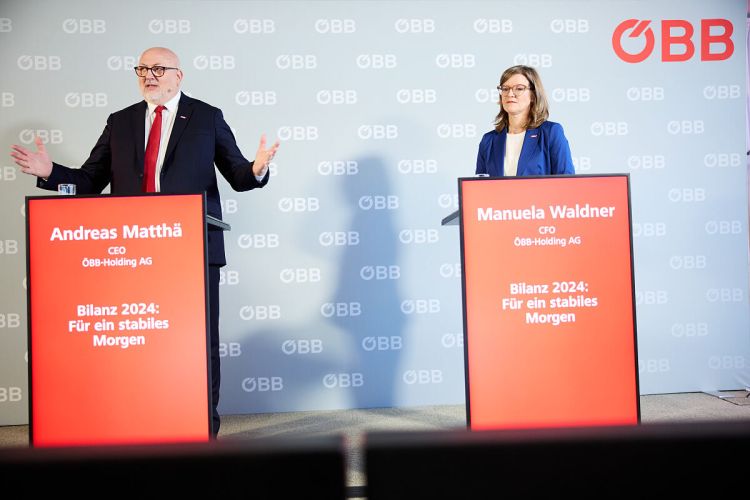 ÖBB 2024 yılında 113,6 milyon Avro EBT, Rail Cargo Group ise negatif sonuç elde etti