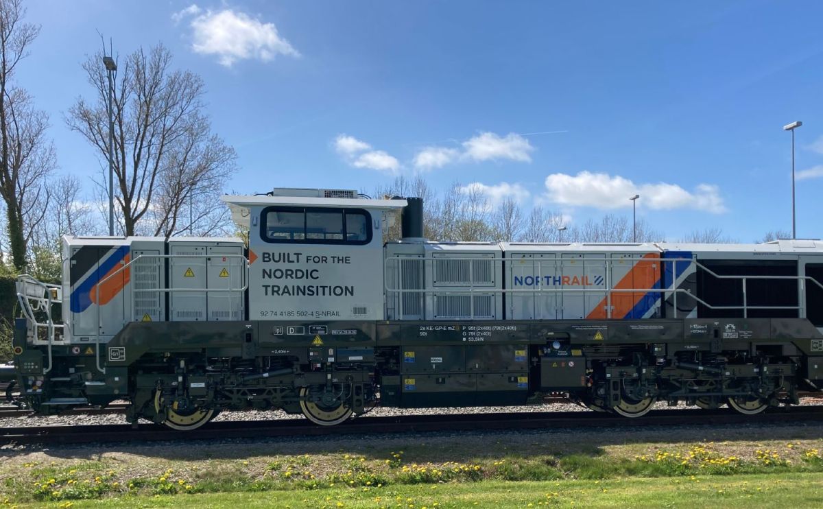 Northrail envía tres locomotoras Vossloh DE 18 a Suecia