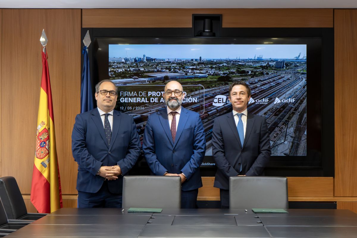 Adif and CEL sign agreement to promote greater use of rail in supply chains