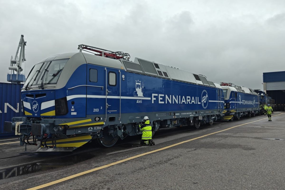 Fenniarail avvia il servizio commerciale delle sue locomotive Siemens Vectron