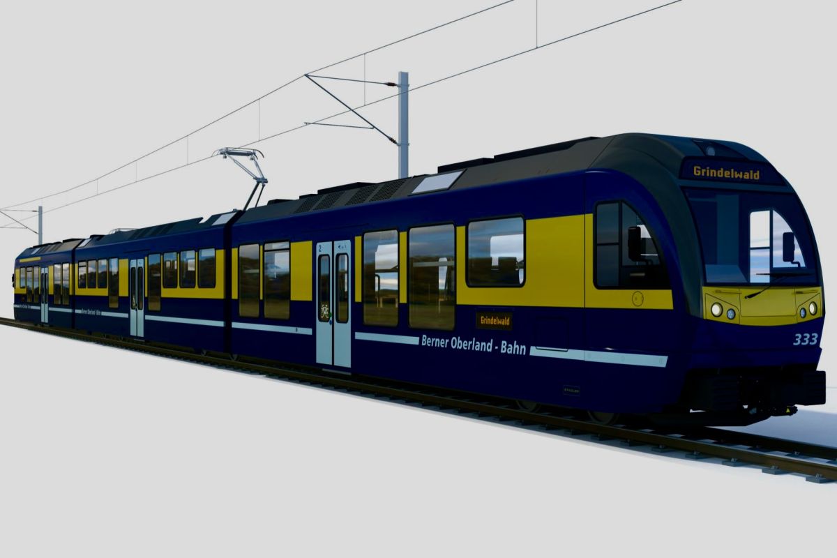 Berner Oberland-Bahnen: altri cinque treni a unità multiple da Stadler