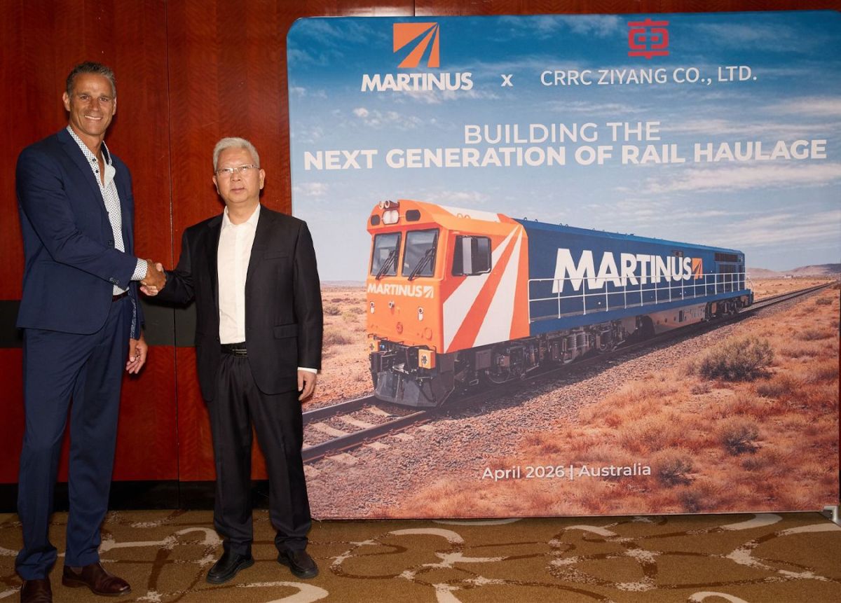 CRRC Ziyang will supply new fleet of locomotives to a haulage arm of Martinus Group
