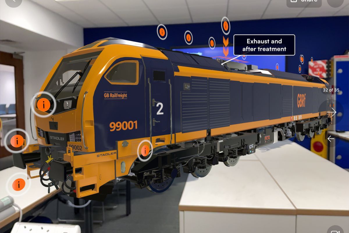 GB Railfreight adopta la computación espacial para la formación de la Clase 99