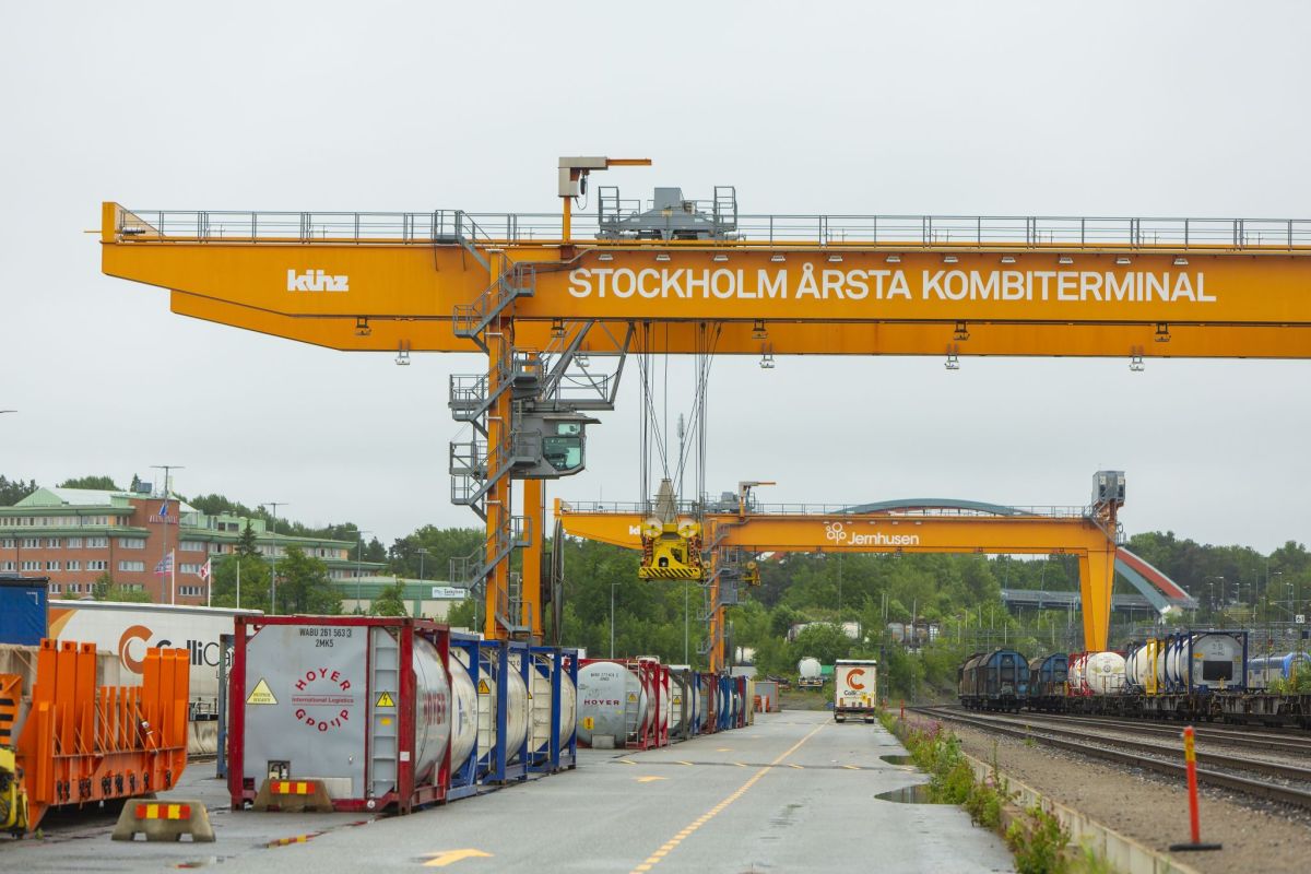 Společnost Green Cargo přebírá provoz terminálu kombinované dopravy Årsta ve Stockholmu