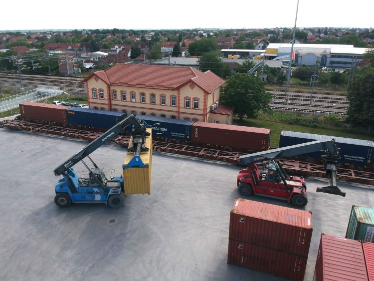 Nová trasa společnosti METRANS spojuje přístav Koper a Bělehrad