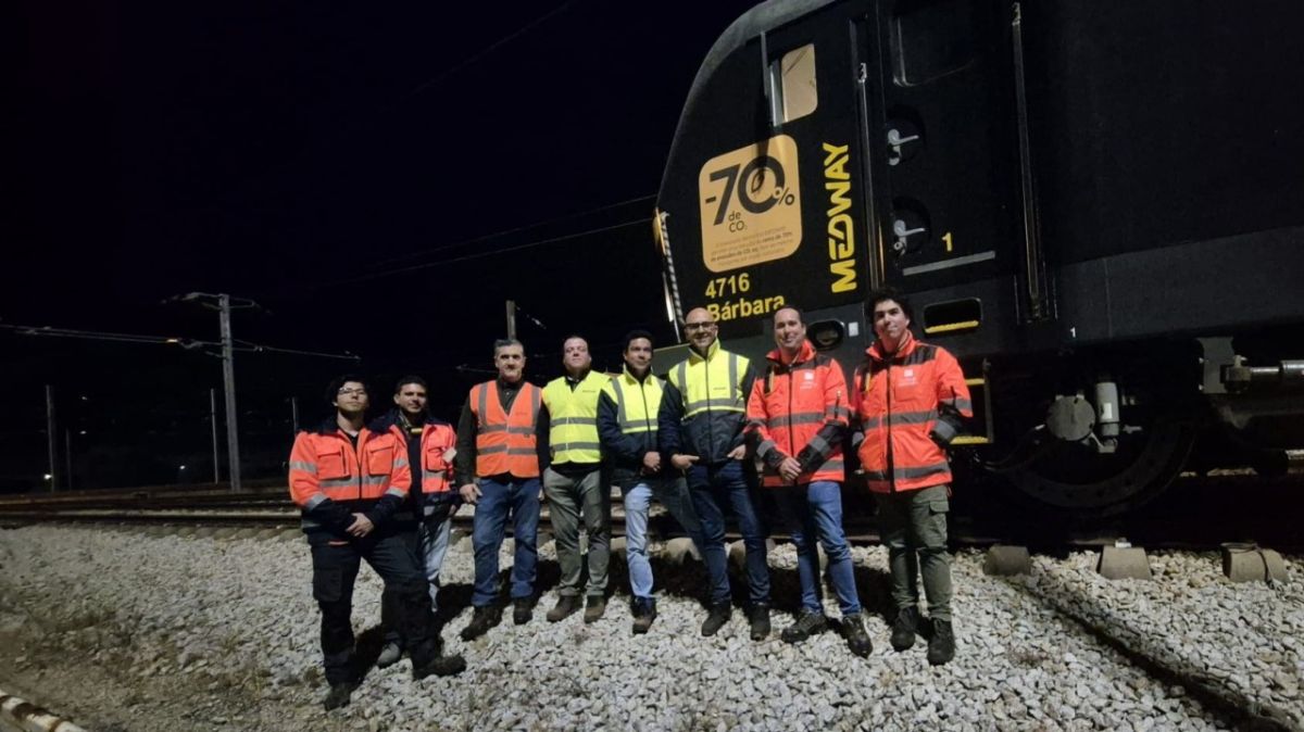 MEDWAY avvia i test dinamici ETCS+STM sulla linea Poceirão–Vendas Novas