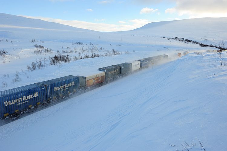 Noruega: El transporte de mercancías por ferrocarril ha aumentado en 2022