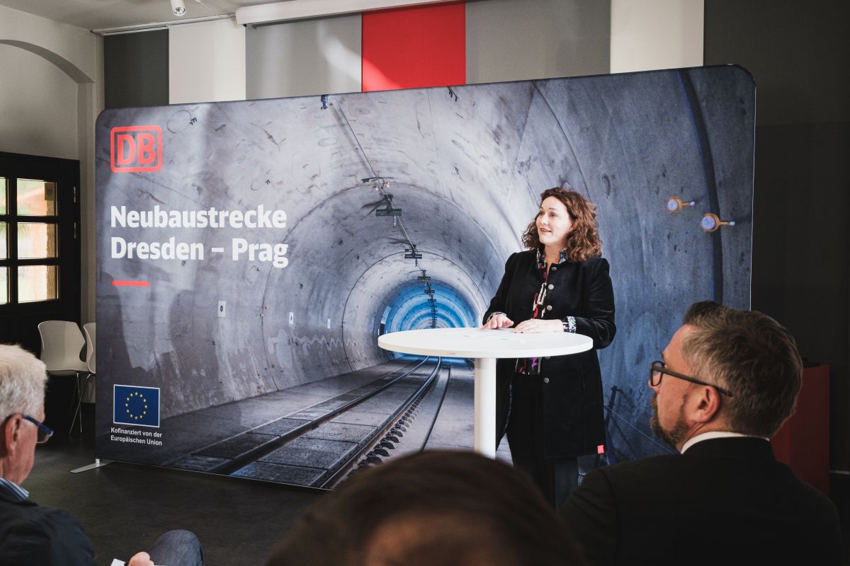 A drezdai–prágai nagysebességű vasútvonal előrelépést jelent