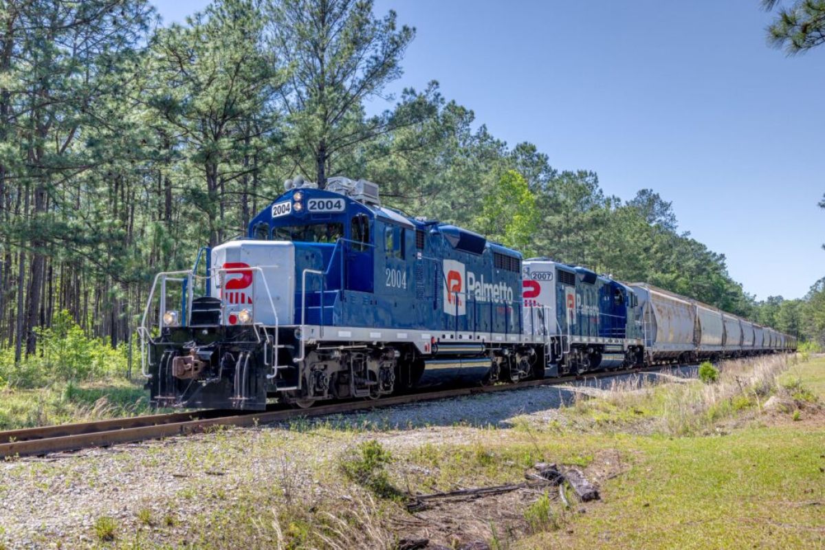 Palmetto Railways reactiva una línea ferroviaria de 64 kilómetros en Carolina del Sur