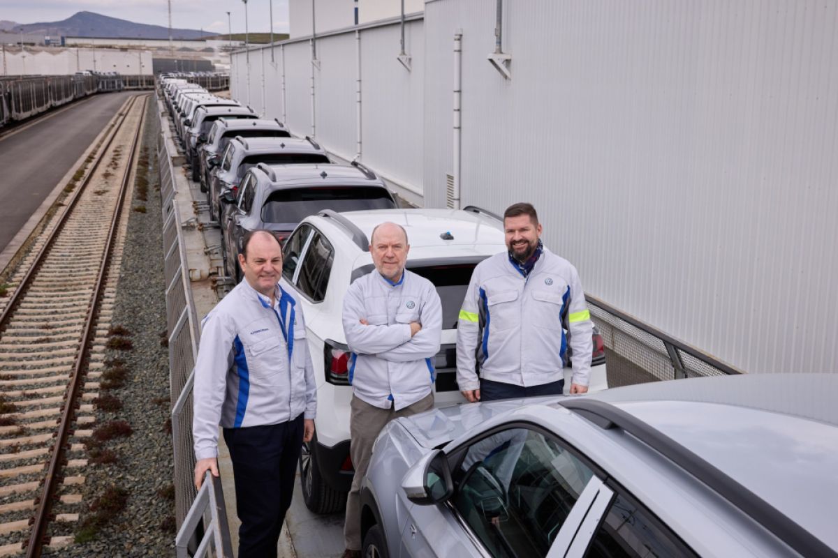 In 2025, Volkswagen Navarra shipped over half of newly produced vehicles by rail
