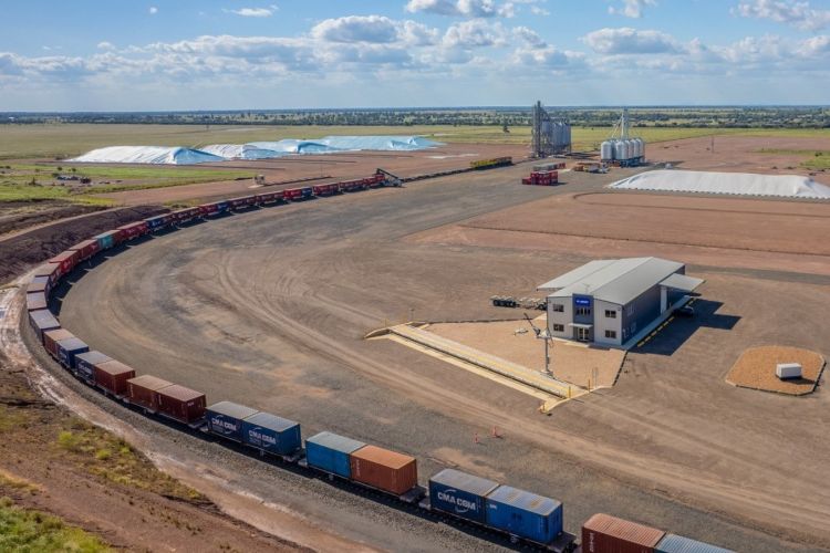 Seaway y Aurizon lanzan un servicio de contenedores desde el puerto interior de Emerald