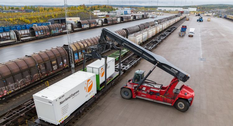 Increase in intermodal volumes further positions Umeå as a logistics hub