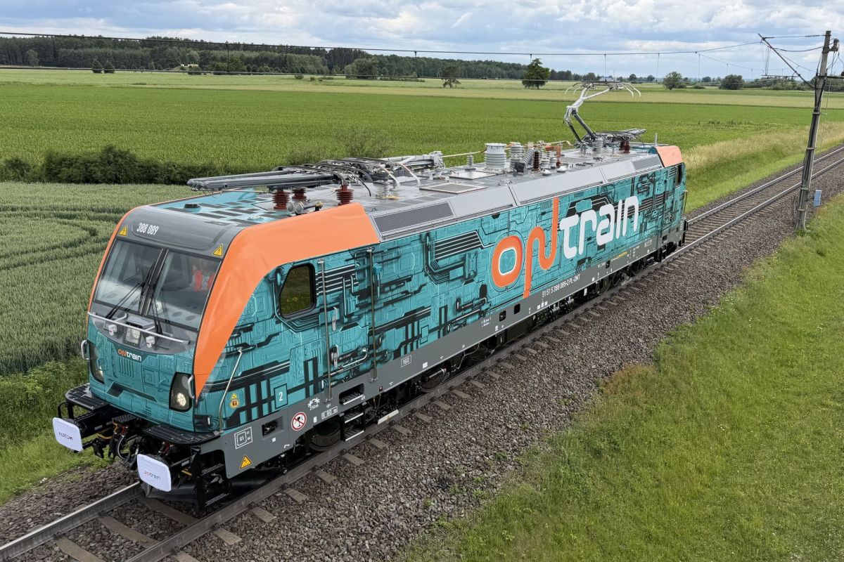 OnTrain prezentuje swoją pierwszą lokomotywę Traxx MS3 w Polsce i planuje otworzyć biura w Berlinie i Pradze