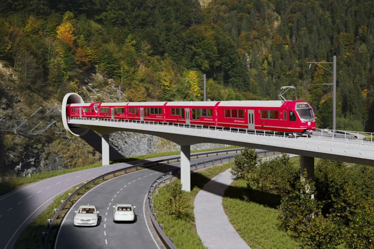 RhB and Graubünden to separate rail and road by 2037
