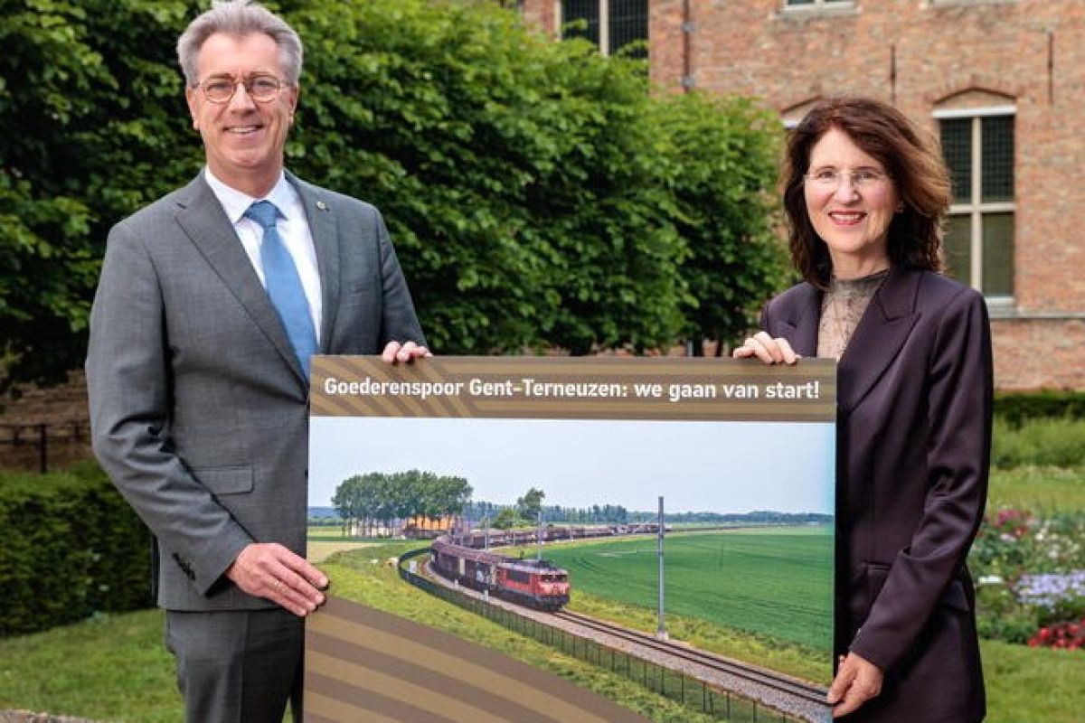 Die Niederlande und Belgien stellen 240 Millionen Euro für die Güterbahnstrecke Gent–Terneuzen bereit