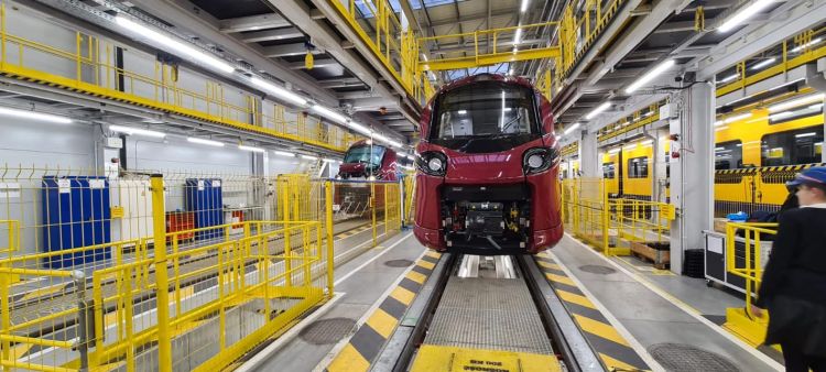 È arrivata la prima Coradia Stream di Alstom per la Romania