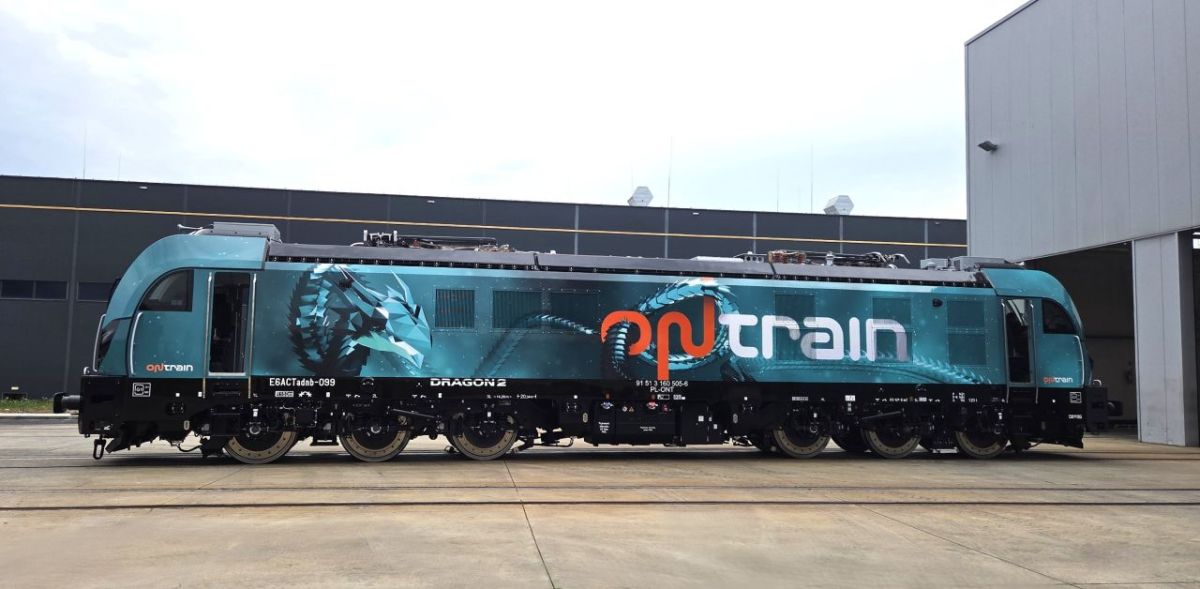 Společnost OnTrain převzala první lokomotivu Dragon 2 od firmy Newag