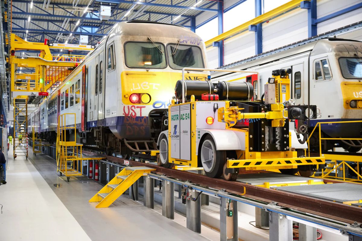 SNCB otwiera halę serwisową w stylu pit stopu