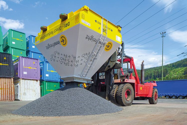 Innofreight ha introdotto il DryTainer per una produzione di acciaio rispettosa del clima