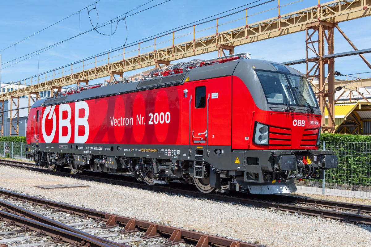 Siemens costruisce la 2.000ª locomotiva Vectron