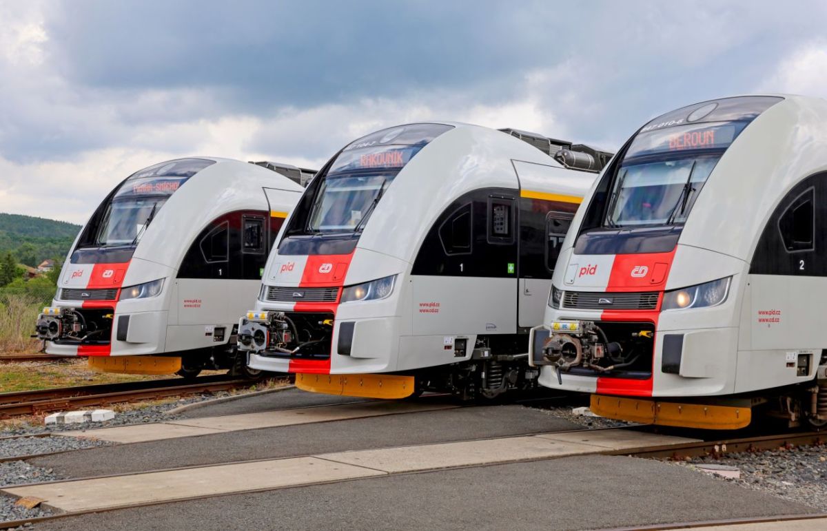 ČD reçoit les 38 rames RegioFox destinées au réseau de transport intégré de Prague