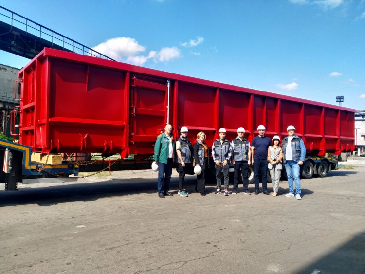 Dniprovagonmash termina le prime sovrastrutture Multi BOX per TransANT