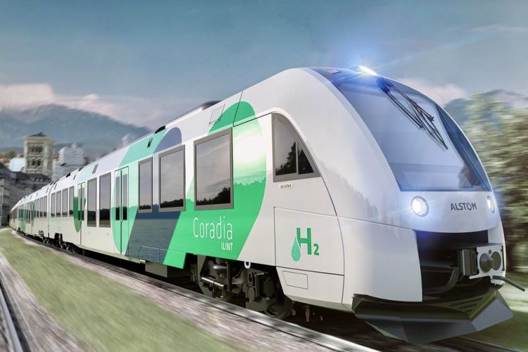 Společnost Alstom představila v Saúdské Arábii první vodíkový vlak na světě