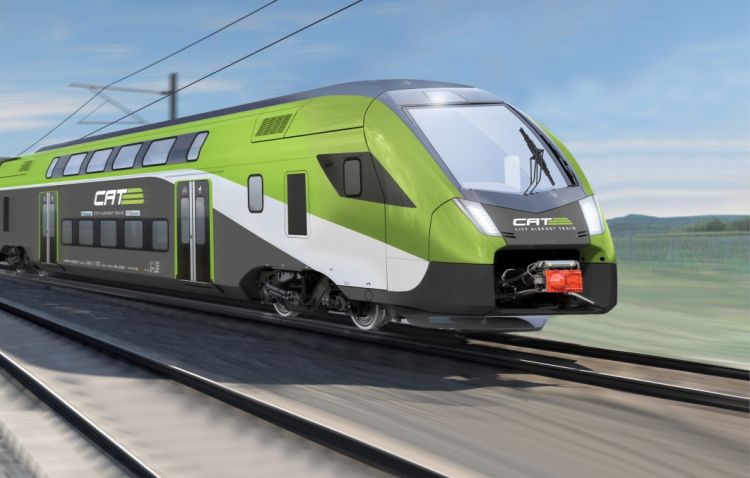 Nové vlaky Stadler pro kyvadlovou dopravu z vídeňského letiště do města CAT