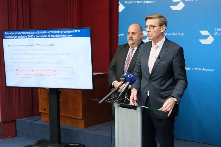 Česká železniční síť se připravuje na výhradní provoz ETCS