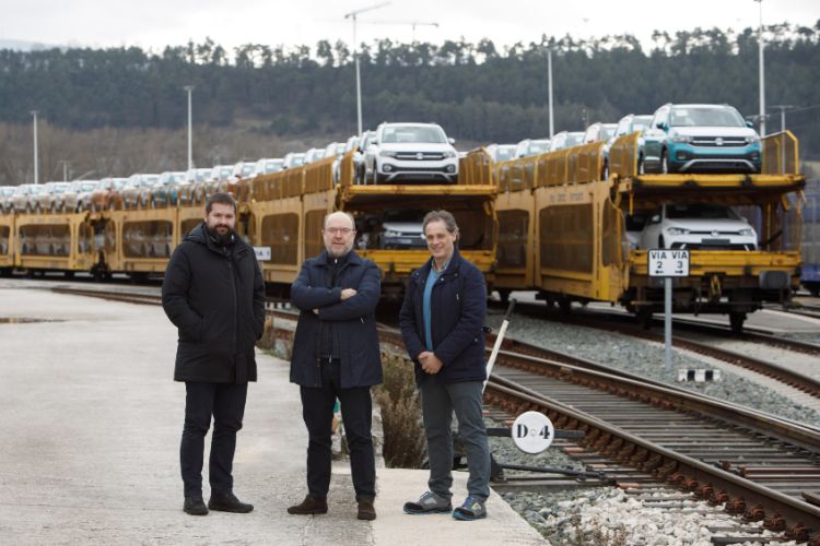 Volkswagen Navarra continua a puntare sul trasporto ferroviario
