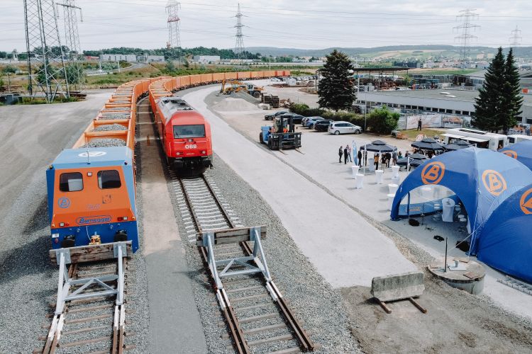 Bernegger et ÖBB construisent le 4e revêtement pour les matières premières de l'industrie de la construction