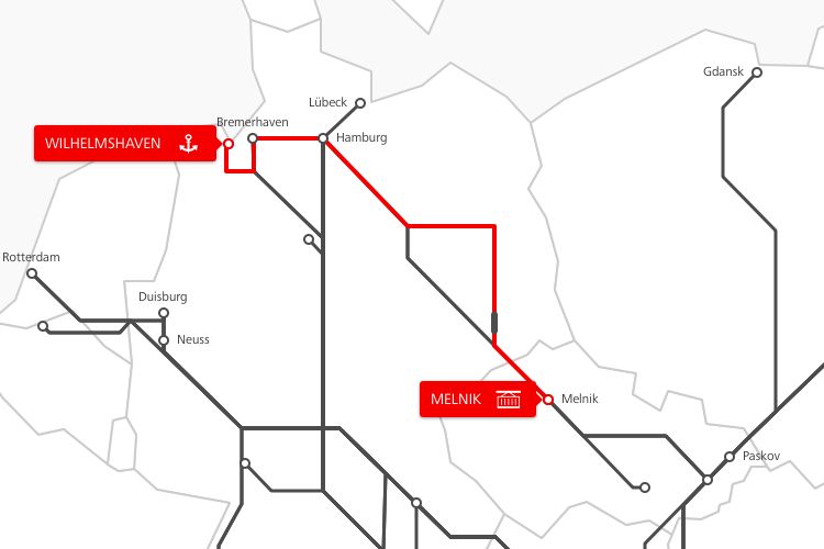ÖBB Rail Cargo Group hat eine neue Direktverbindung von Tschechien zur Nordsee