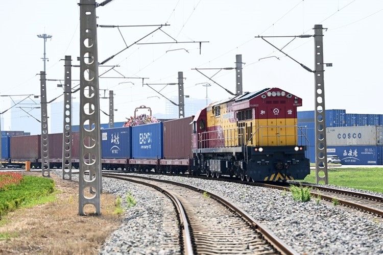 Xi'an registra un aumento de los viajes en tren de mercancías China-Europa