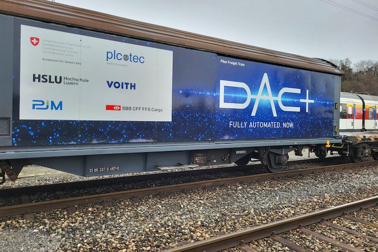 Švýcarsko: zahájení zkušebního programu s pilotním vlakem DAC+
