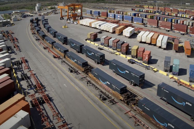 Amazon ofrece su capacidad intermodal a otros cargadores en EE.UU.
