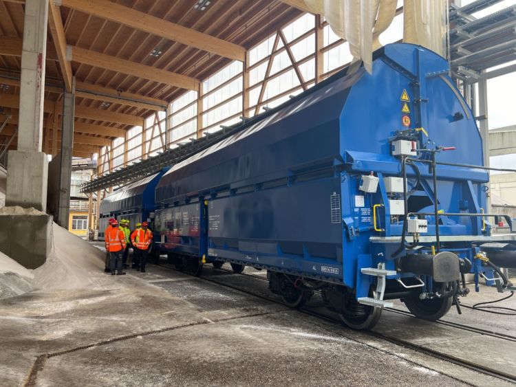 Nouveaux wagons à sel sur rail pour le groupe Donau Chemie