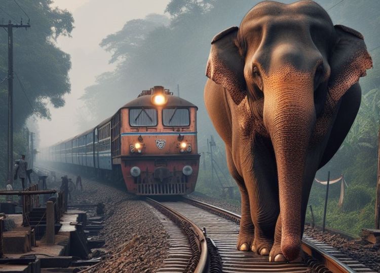 Saving Elephants on Indian Rails through Fiber Optics