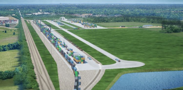 Alabama'da yeni bir intermodal demiryolu terminali inşa edilmeye başlandı