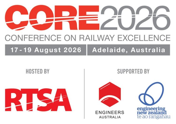 CORE 2026 — Conference on Railway Excellence logo